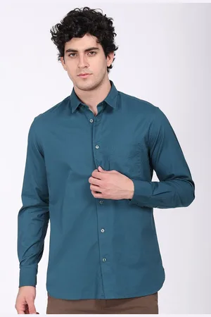 Indian Terrain Men Classic Slim Fit Opaque Casual Shirt