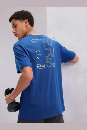 HRX Typography Printed Training T-shirt