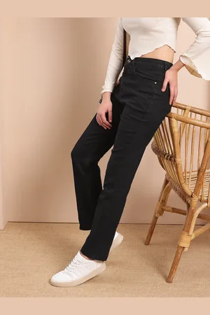 Mast & Harbour Women Straight Fit Stretchable Jeans