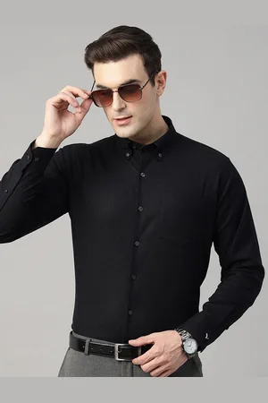 HANCOCK Men Standard Slim Fit Linen Formal Shirt