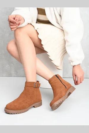San Frissco Women High-Top Block-Heeled Regular Boots