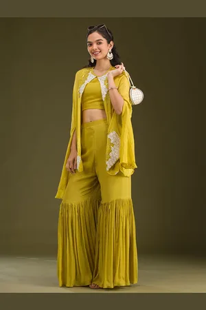 Koskii Women Yoke Design Regular Kurti with Skirt & With Dupatta