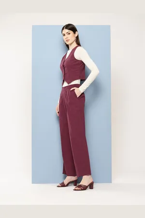 Chemistry Pure Cotton V-Neck Waistcoat with Trousers Co-Ords