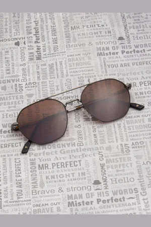Ted Smith Unisex Aviator Sunglasses with Polarised and UV Protected Lens SUN-JARIES_C2