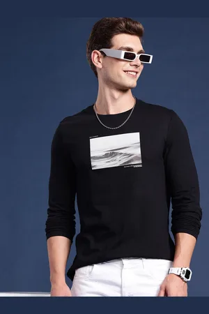 Mast & Harbour Long Sleeves Graphic Printed T-shirt