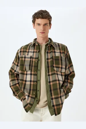 Koton Men Tartan Checks Opaque Checked Casual Shirt