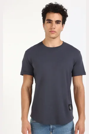 Calvin Klein Men Solid Round Neck Cotton T-shirt