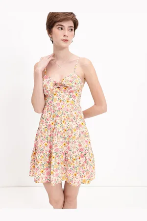 DressBerry Floral Twist In Summer Chic Dress