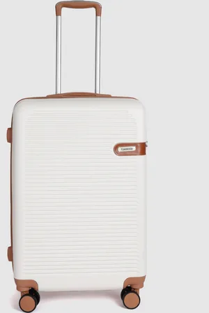 Teakwood Leathers Textured Hard-Sided Large-Sized Check-In Trolley Bag 57L