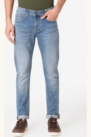 Red Tape Men Blue Skinny Fit Heavy Fade Stretchable Jeans