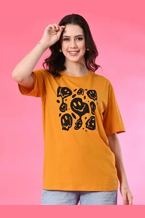 Funday Fashion Women Printed Applique T-shirt