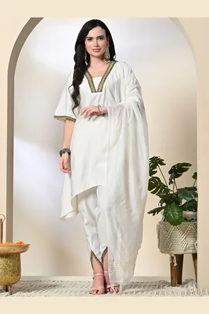 Kalini Women Regular Kurta with Dhoti Pants & With Dupatta