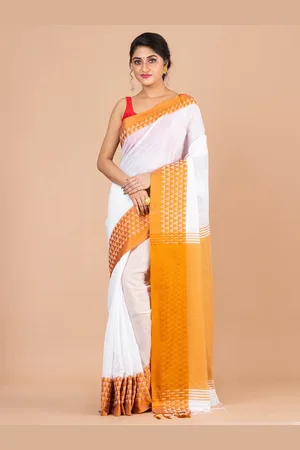 HOUSE OF ARLI Woven Design Border Detail Saree