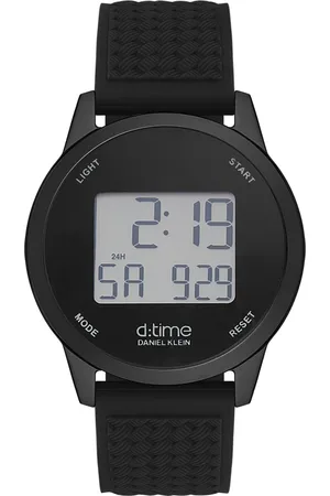 Daniel Klein Men Leather Straps Digital Automatic Watch DK 1 12640-2