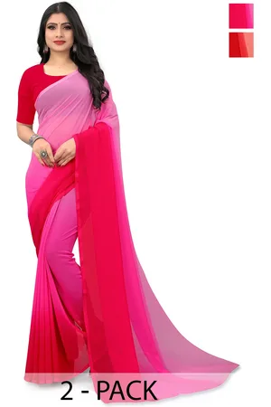 ANAND SAREES Ombre Saree Pack Of 2
