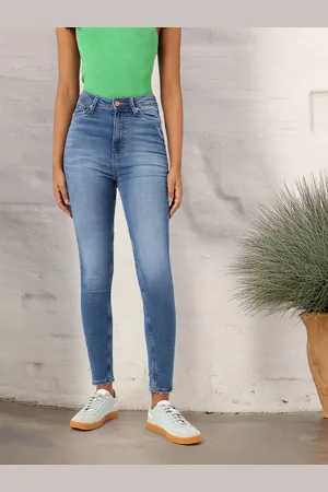 DressBerry Women Street Savvy Skinny Fit Heavy Fade Stretchable Jeans