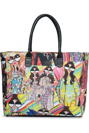 MARKQUES Graphic Printed Structured Shoulder Bag Up to 16 inch