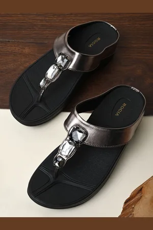 Rocia Women Diamond Studded Comfort Sandals