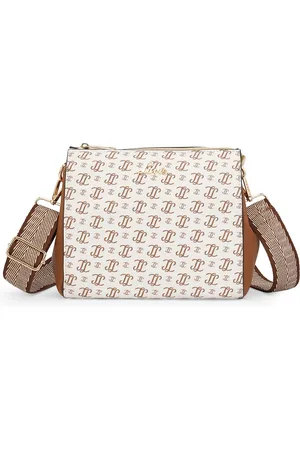 LAVIE Women Typography Printed Structured Leather Sling Bag