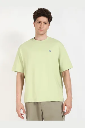 Calvin Klein Men Extended Sleeves Raw Edge T-shirt