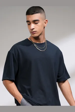 Highlander Men Popcorn Structured Over Sized T-shirt