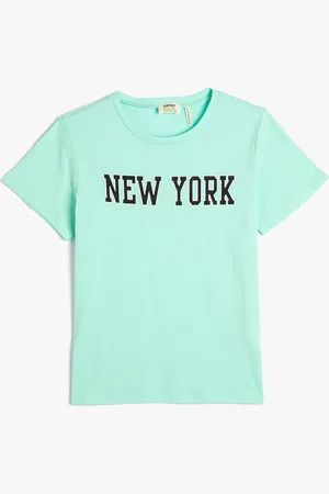 Koton Boys Typography Printed Pure Cotton T-shirt