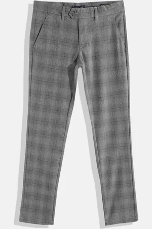 Indian Terrain Boys Checked Trousers