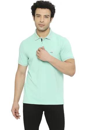 SPYKAR Men Solid Polo Collar Cotton T-shirt