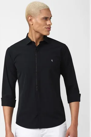 V Dot Men Slim Fit Casual Shirt