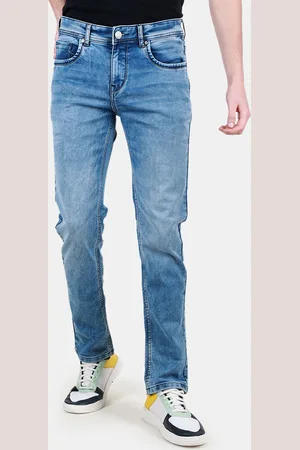 Duke Men Slim Fit Heavy Fade Clean Look Stretchable Jeans
