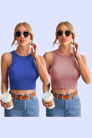 Mast & Harbour Cotton Crop Top