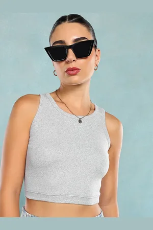 Roadster The Lifestyle Co Sleeveless Crop Tops