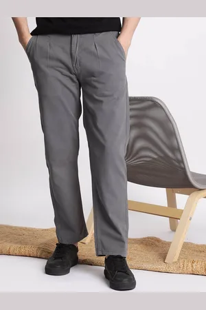 IVOC Men Cotton Relaxed Fit Chinos Trousers