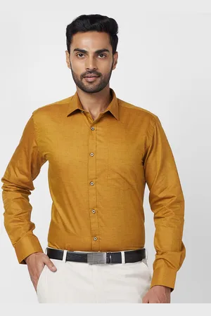 Park Avenue Men Slim Fit Opaque Spread Collar Formal Shirt