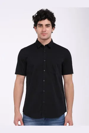 Indian Terrain Men Classic Slim Fit Opaque Casual Shirt