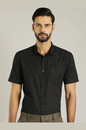 Indian Terrain Men Slim Fit Opaque Printed Casual Shirt