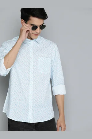 Indian Terrain Cotton Slim Fit Printed Casual Shirt