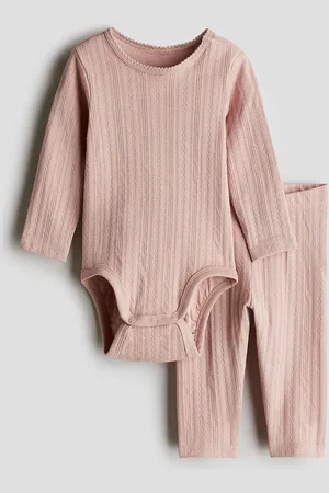 H&M 2-Piece Pointelle Cotton Set