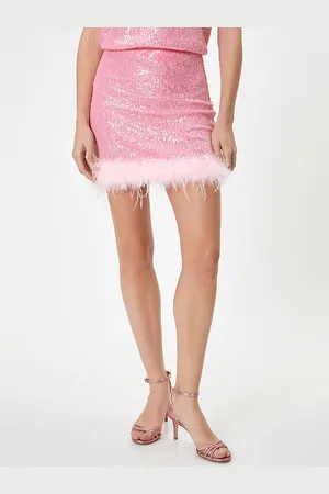 Koton Women Sequin Embellished Mini Skirt