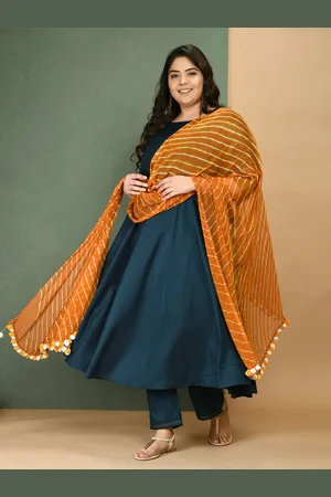 DesiNoor Leheriya Printed Dupatta