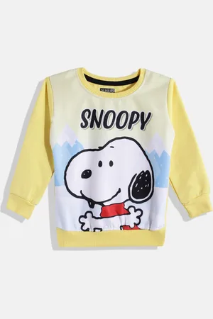 Eteenz Girls Cotton Snoopy Printed Sweatshirt