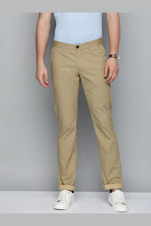 Indian Terrain Men Printed Brooklyn Slim Fit Trousers