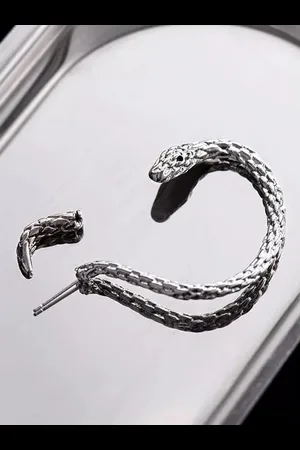 Krelin Silver-Plated Stainless Steel Animal Shaped Ear Cuff