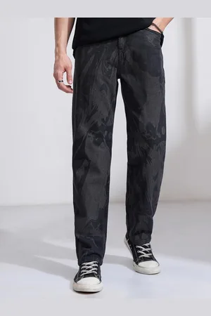 Highlander Men High Rise Relaxed Fit S dard Length Jeans