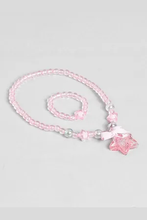 EL REGALO Girls Pearls Beaded Jewellery Set