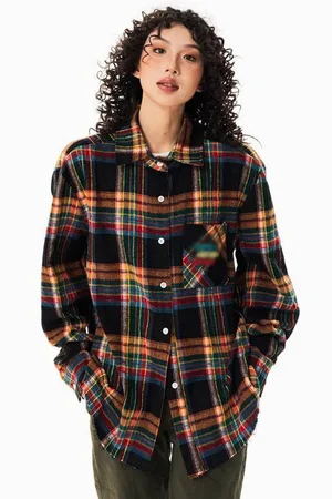 DressBerry Checked Shirt Style Top