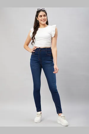 Chemistry Women Skinny Fit Pure Cotton High-Rise Light Fade Jeans