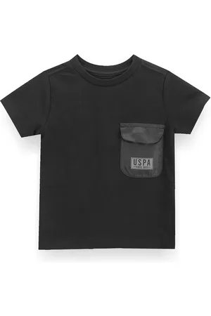 Ralph Lauren Boys Round Neck Short Sleeves Pure Cotton Pockets T-shirt