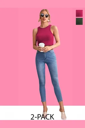 Mast & Harbour Cotton Crop Top