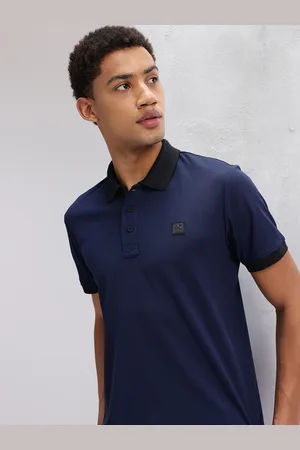HRX Men Polo Collar T-shirt with Contrast Collar